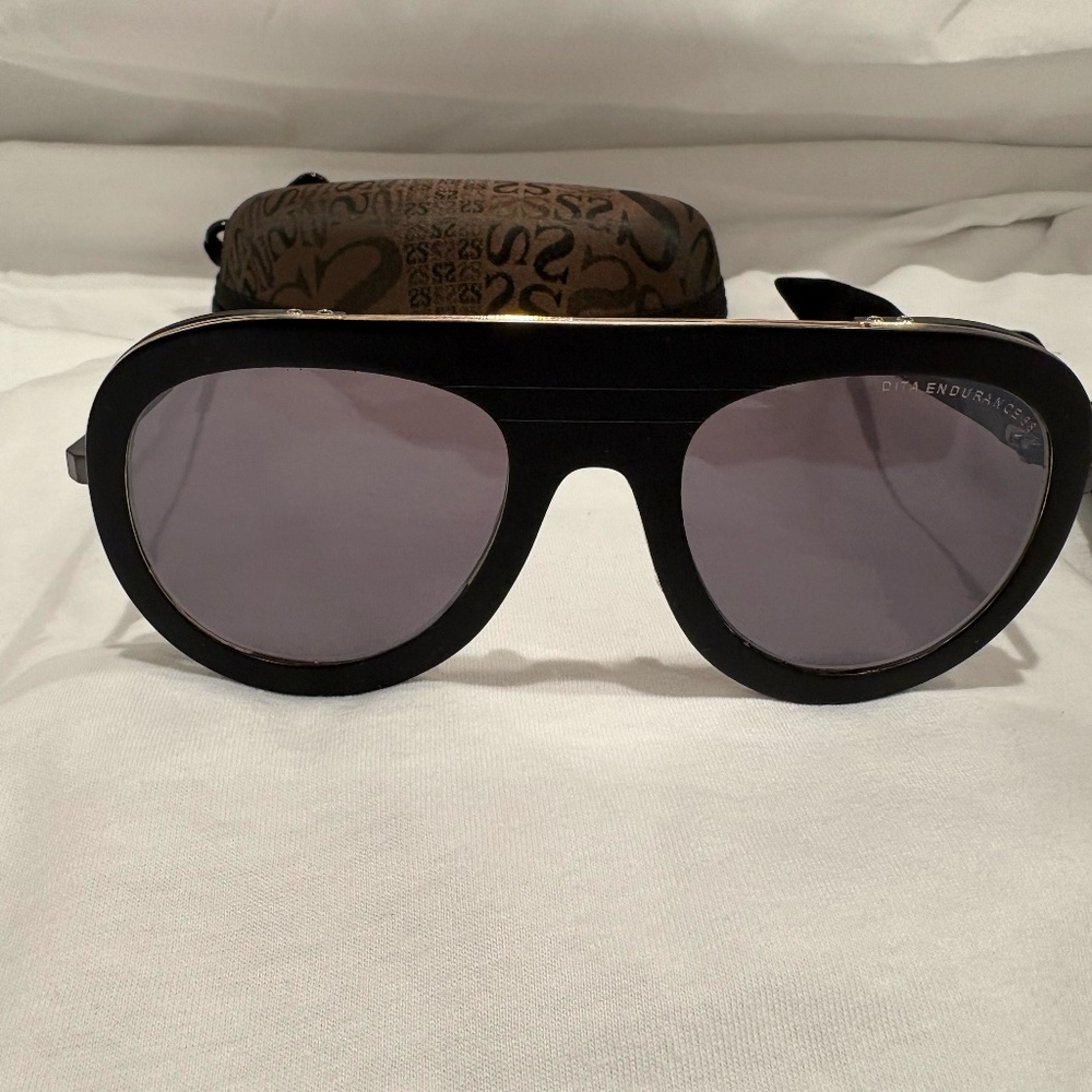 NEW! DITA ENDURANCE 79 DTS104-02-BLW-BLK; Black/Yellow Gold w/Grey Lens.